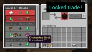 mcpe 120 villager trade visible Mod [upl. by Estes293]