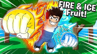 I ATE EVERY FRUIT I FOUND FOR 24 HOURS Fire AND Ice Roblox Blox Fruits [upl. by Wilkens]