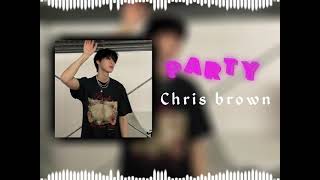 Party  Chris brown  edit audio [upl. by Akkire]