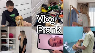 Prank mamit dhe Angelos 😅Seleksionoj rrobat dhe bejme vaksinen e pare VlogDezi Lami [upl. by Ammamaria]