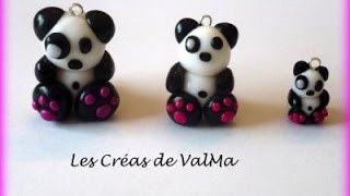 Tuto Fimo Panda  Polymer Clay Tutorial [upl. by Thunell]