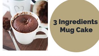 3 INGREDIENTS MUG CHOCOLATE CAKE ANIMATED [upl. by Luahs706]