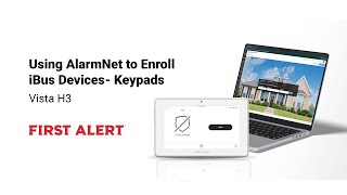 Programming the VISTA H3 Using AlarmNet to Enroll iBus Devices – Keypads [upl. by Rudin]