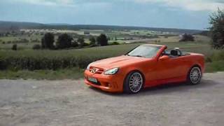 Mercedes SLK R170 Tuning V23k in orange [upl. by Ellenuahs]