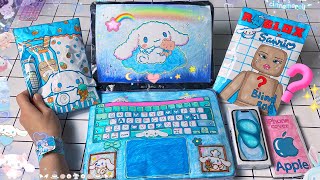 ✨️Paper DIY✨️ Cinnamoroll Macbook Iphone 15 Blind Bag Paper ASMR unboxing [upl. by Einehpets773]