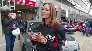 Maeva Coucke Miss France 2018 sur le circuit des 24 Heures du Mans [upl. by Annazus]