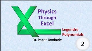 Legendre Polynomials  Physics through Excel  VBA Excel [upl. by Atiek]