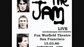 The Jam  Live Fox Warfield Theatre San Franciscowmv [upl. by Htennaj]