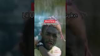 Rappers Worst Song vs Best Song Pt 7 🤔 rap rappers liluzivert shorts [upl. by Ennahgem]