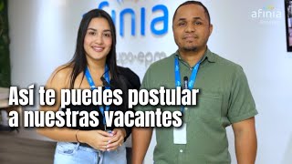 Postularte a nuestras vacantes es muy fácil [upl. by O'Dell]