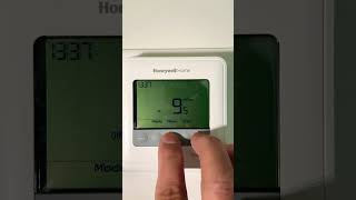 Honeywell T4 T6 thermostat installer setup 霍尼韦尔温控器T4和T6如何进入安装设置￼？ [upl. by Connors]