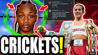 Claressa Shields stays QUIET when asked about Amanda Serrano Fight‼️quotI WONT GET KOD THOquot😮 [upl. by Alyhc]