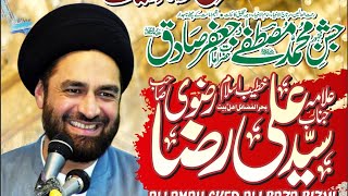 Allama Ali Raza Rizvi Jashan e Sadeqain Imamia mission London 20092024 [upl. by Dorison]