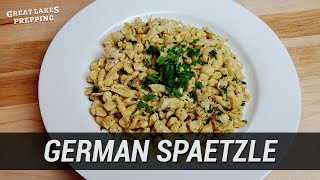 Making Authentic German Spaetzle from Scratch my favorite simple spätzle recipe [upl. by Glad]