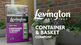 Levington® Peat Free Container amp Basket Compost [upl. by Adim589]