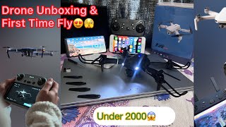 How to Fly drone amp Unboxing😍 This Drone is Only 1200rs😱😱😱 Maiko udana nhi aata😂 First Experience☮️ [upl. by Romola594]