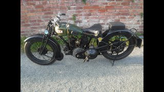 BSA 770 cc V Twin 1930  A change of mind following some attention prompts short test ride [upl. by Arlee466]