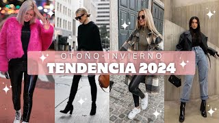 OUTFIT OTOÑO INVIERNO 2024 TENDENCIA de MODA MUJER LOOKS FASHION [upl. by Amery]