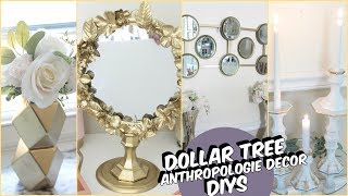 DOLLAR TREE ANTHROPOLOGIE DECOR DIY [upl. by Lanaj18]