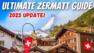 ULTIMATE ZERMATT TRAVEL GUIDE Top things to do in 2024 Gornergrat  Matterhorn Glacier Paradise [upl. by Pyne]