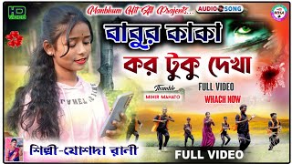 বাবুর কাকা কর টুকু দেখাশিল্পী যোশদা মাহাতBabur Kaka Joshoda Rani new jhumur Stage program [upl. by Mcferren87]