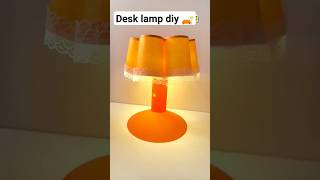 Desk lamp 🛋️ diy crafting lamp diy decoration Idea।। [upl. by Hennahane]