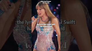 the lyrics that Taylor Swift has trademarked  taylorswift shorts [upl. by Lisetta797]