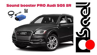 Sound booster PRO Kufatec Audi SQ5 8R  Upgrade active sound oem [upl. by Oinoitna]