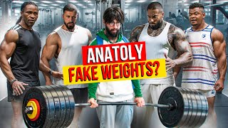 Anatoly Use FAKE WEIGHTS in gym PRANK  ANATOLY pretended to be a Beginner 10 [upl. by Nothgiel911]