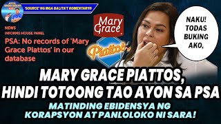 MARY GRACE PIATTOS HINDI TOTOONG TAO AYON SA PSA [upl. by Quick]