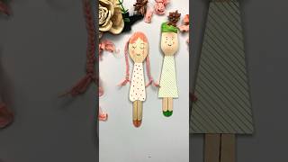 Wooden spoon fork easy craft idea for kids artandcraft ideas youtubeshorts craftchutney2 [upl. by Feinberg]