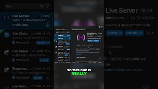 This extension Makes your existing server live and helps you to live reload dynamic pages shrots [upl. by Phillips]
