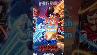 Sonic Movie 3  Sonic VS Shadow Poster shorts viral sonicmovie3 [upl. by Gombosi]