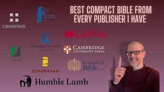 Best Compact Bible From Every Publisher I Have [upl. by Tattan106]