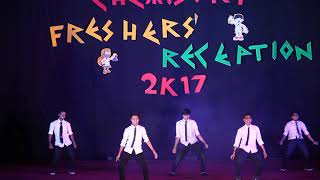 Boys Group Dance Chemistry Freshers Reception 2017 SUST [upl. by Necila]