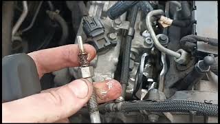 Vauxhall Opel Astra 17 CDTi Glow Plugs Replacement Removal Fitting [upl. by Animor735]