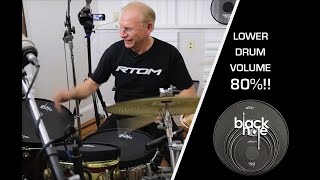 Black Hole Practice System  Lower the volume of your acoustic drums [upl. by Kifar522]