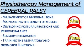 Physiotherapy Management of Cerebral palsy [upl. by Studley319]