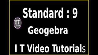 Geogebra  Standard 9 [upl. by Mcquillin928]