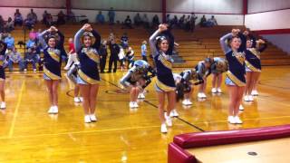 Frontier High School Hello Cheer 2012 [upl. by Westphal]