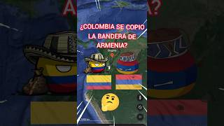 COLOMBIA SE COPIÓ DE LA BANDERA DE ARMENIA countryballs paises historia colombia curiosidades [upl. by Darrell]