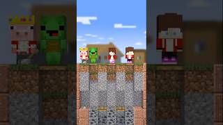 Mikey Trapdoors Gold Challenge minecraft minecraftshorts [upl. by Boleslaw]