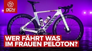 2022 Bikes der WorldTour  Wer fährt welches Rad  Frauen Edition [upl. by Katerina]