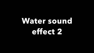 Water sound effect some thing drop into water [upl. by Rayford]