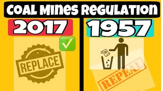 Coal Mines Regulation 2017  CMR 1957  mining videos  cmr 2017 [upl. by Giglio814]