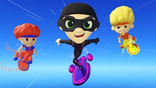 Air Surfers Rascal Chase  D Billions Kids Songs [upl. by Nedyarb]