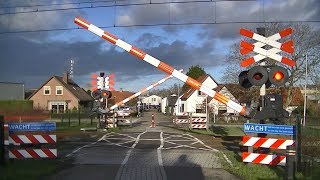 Spoorwegovergang Geldermalsen  Dutch railroad crossing [upl. by Trinette998]