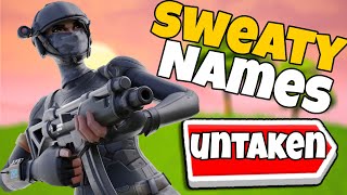 10 Minutes Of Sweaty Fortnite Names [upl. by Ainedrag614]