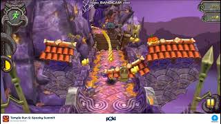 Playing TEMPLE RUN II SPOOKY SUMMIT on Poki19102024 [upl. by Adlaremse]