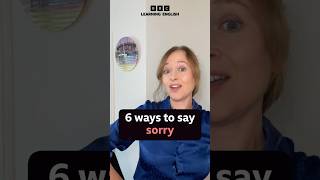 6 ways to say ‘sorry’ in English shorts [upl. by Joacima484]